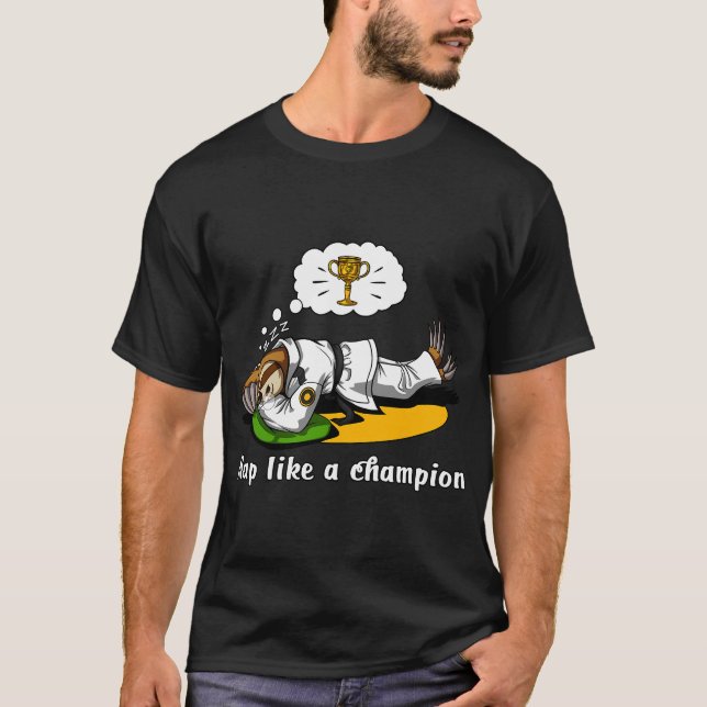 Camiseta Karate de Perezoso Perezoso (Anverso)