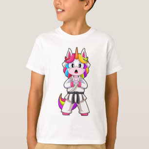 Camiseta Karate de unicornio artes marciales