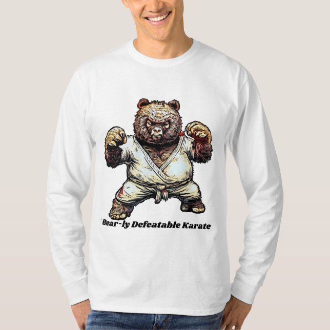 Camiseta "Karate derrotado por el oso" (Anverso)