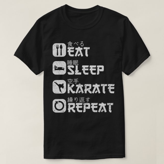 Camiseta Karate Dojo Shotokan Kata Artes Marciales Japonesa (Diseño del anverso)