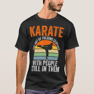 Camiseta Karate El Arte De Doblar Ropa Con Gente Mart