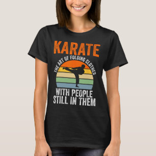 Camiseta Karate El Arte De Doblar Ropa Con Gente Mart