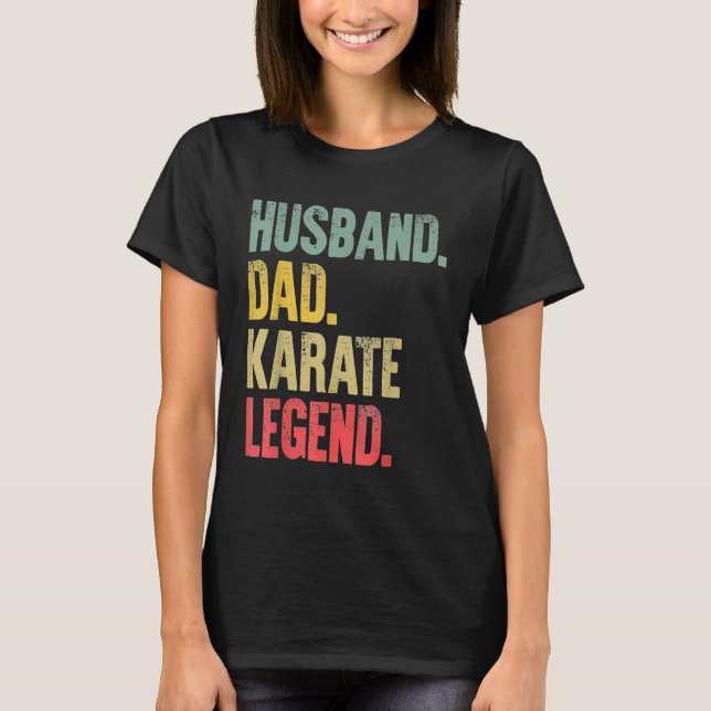 Camiseta Karate - El marido de papá Kara (Anverso)