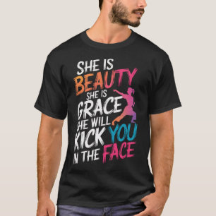 Camiseta Karate Ella Es Belleza Ella Es Gracia Ella Lo Va A