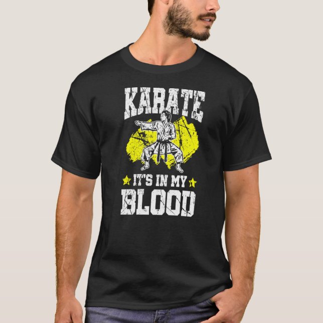 Camiseta Karate en mi deporte de artes marciales (Anverso)