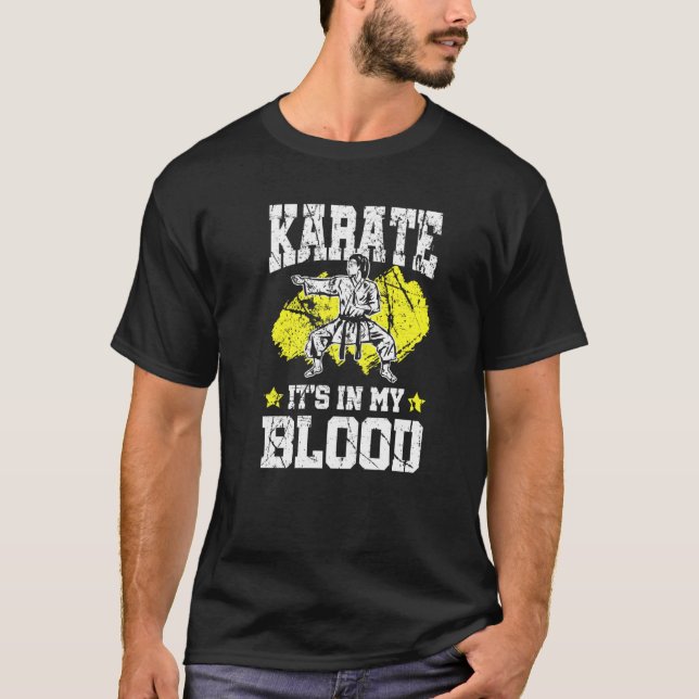 Camiseta Karate en mi deporte de artes marciales (Anverso)
