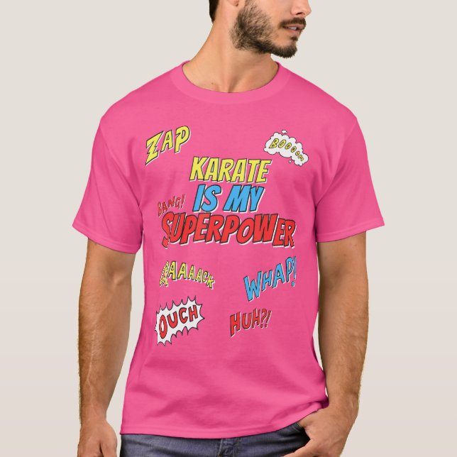Camiseta Karate es mi Karate de Superpotencia (Anverso)
