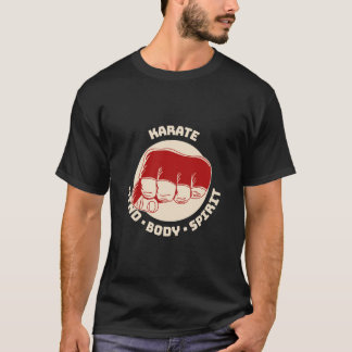 Camiseta Karate: espíritu mental corporal