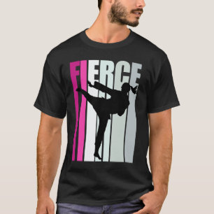 Camiseta Karate Femenino Fierce Cumpleaños Fuerte Sigue Ent