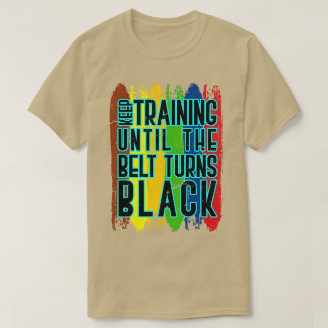 Camiseta Karate Fighter Black Belt Cita Karate (Diseño del anverso)