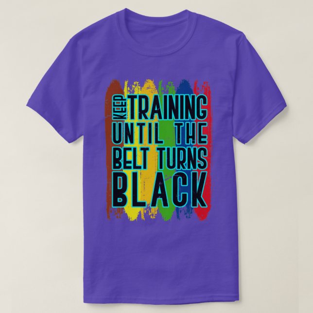 Camiseta Karate Fighter Black Belt Cita Karate (Diseño del anverso)