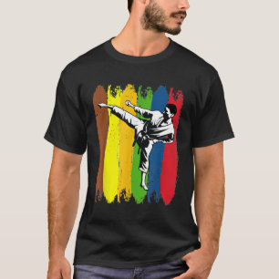 Camiseta Karate Fighter colorido Karate T-Shirt