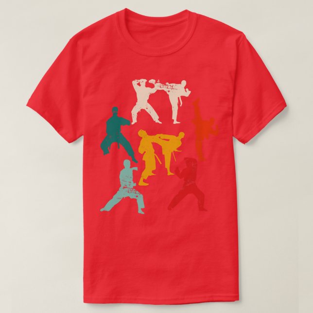 Camiseta Karate Fighter Retro Karate (Diseño del anverso)