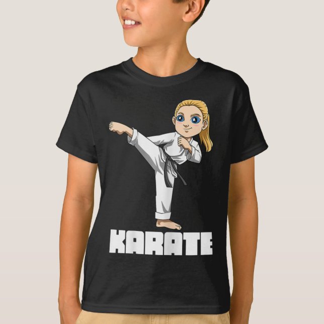 Camiseta Karate Girl Fighter  (Anverso)