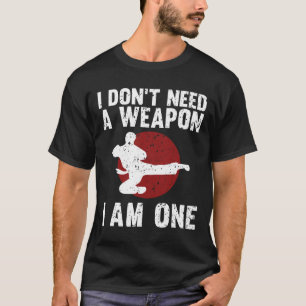 Camiseta Karate Gracioso Para Hombres Mujeres Artes Marcial