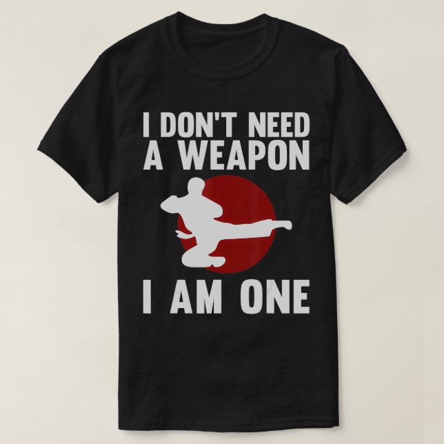 Camiseta Karate Gracioso Para Hombres Mujeres Artes Marcial (Diseño del anverso)