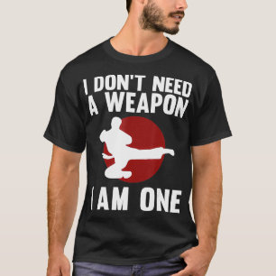Camiseta Karate Gracioso Para Hombres Mujeres Artes Marcial