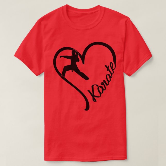 Camiseta Karate Heart (Diseño del anverso)
