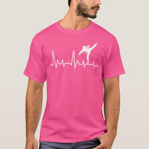 Camiseta Karate Heartbeat Entrenador de Artes Marciales Kar