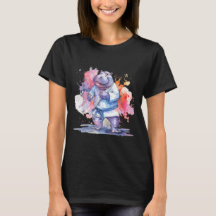 Camiseta Karate Hippo Animal MMA Taekwondo Artes Marciales
