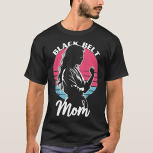 Camiseta Karate Jiu-jitsu Taekw, madre del cinturón negro, 