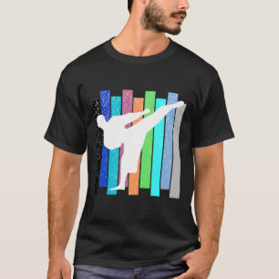 Camiseta Karate Judo Kickboxing Lucha Vintage Hombres Mujer