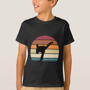 Camiseta Karate Jujitsu Artes Marciales Hombres Retro