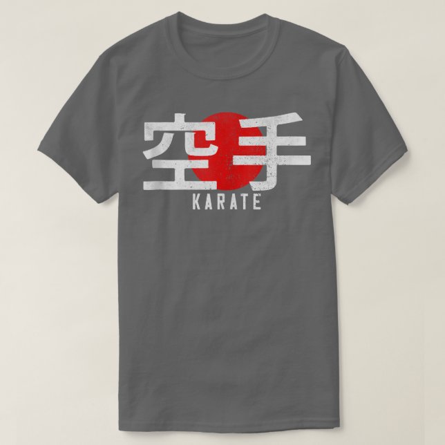 Camiseta Karate Kanji Artes Marciales Japón Dojo GYM Japoné (Diseño del anverso)