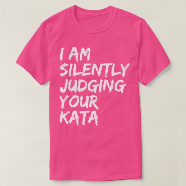 Camiseta Karate Kata Shotokan Kyokushushin Goju Wado Shito  (Diseño del anverso)