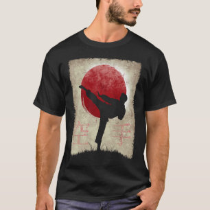 Camiseta Karate Kenpo Gi Japonés Kyokushin Shotokan Vintag