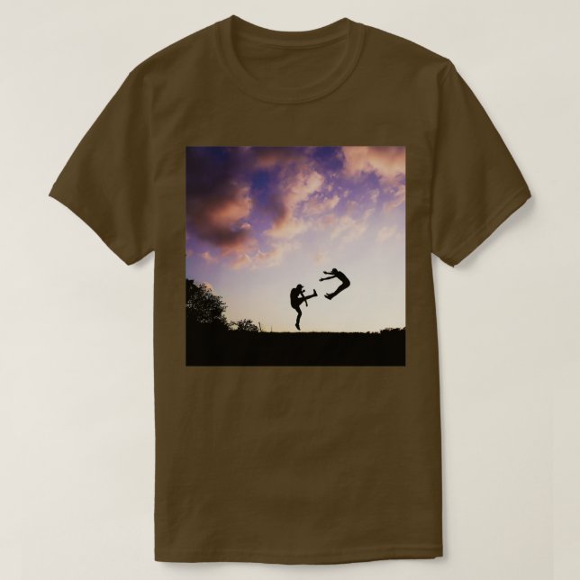 Camiseta Karate kick by the dusk 1 (Diseño del anverso)