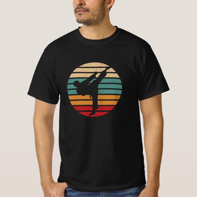 Camiseta Karate Kick Retro Sun Karate Fighter (Anverso)
