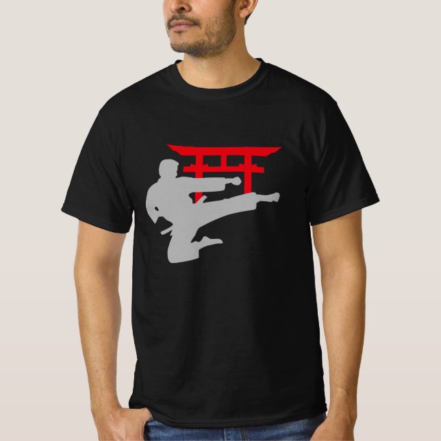 Camiseta Karate Kick Torii Gate (Anverso)