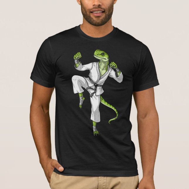 Camiseta Karate Lizard (Anverso)