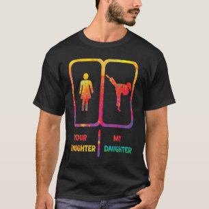Camiseta Karate Mamá chica a tu hija mi hija Karate d