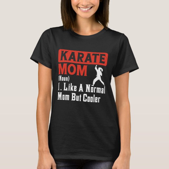 Camiseta Karate Mama Martial Art Women - Divertida Karate M (Anverso)