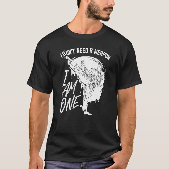 Camiseta Karate Martial Fight Taekwondo Head Box 1 (Anverso)