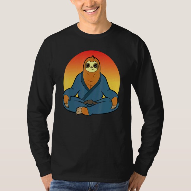 Camiseta Karate Master Martial Arts Jiu Jitsu Sloth 4 (Anverso)