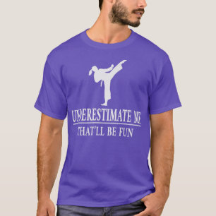 Camiseta Karate Me Subestima, Damas Empoderamiento 3427 