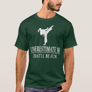 Camiseta Karate Me Subestima, Damas Empoderamiento 3430 