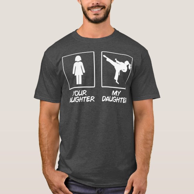 Camiseta Karate Mom Karate Daughter Black Belt (Anverso)