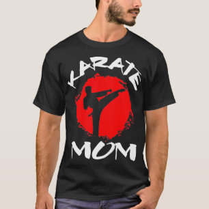 Camiseta Karate Mom Vintage Martial Art Sand Defense Mother