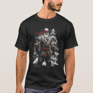 Camiseta Karate Navidad Dojo Santa Navidad Japón Arte Marci