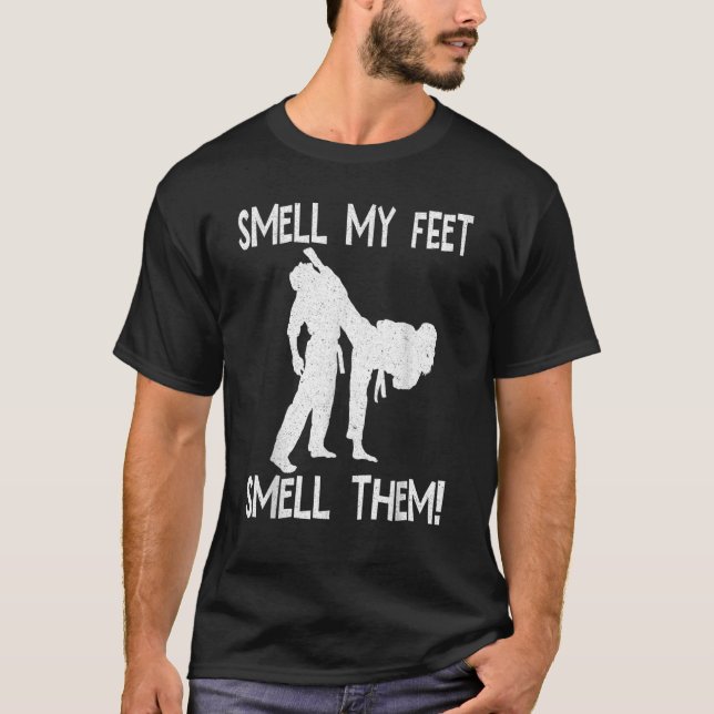 Camiseta Karate Olía Mis Pies Los Olía A Los Hombres Mujere (Anverso)