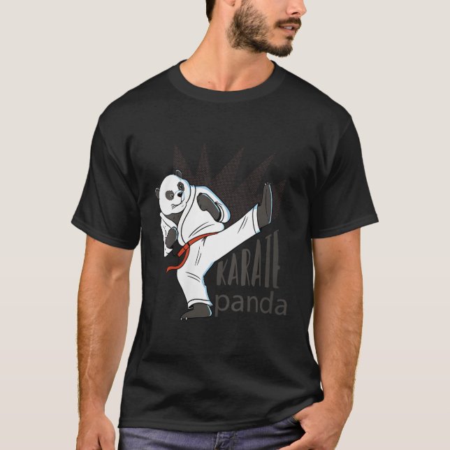 Camiseta Karate Panda Coon Bear Sport Mial (Anverso)