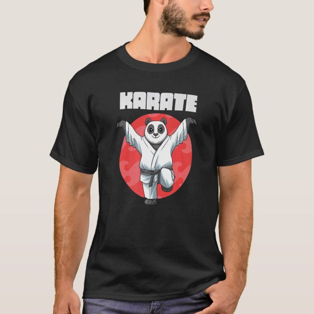 Camiseta Karate Panda Crane Kick (Anverso)