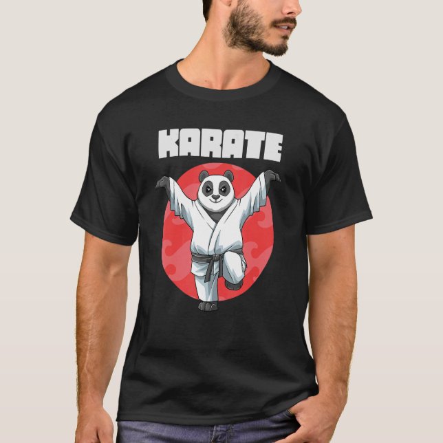 Camiseta Karate Panda Crane Kick 1 (Anverso)