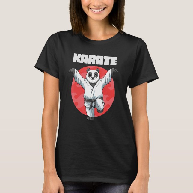 Camiseta Karate Panda Crane Kick 1 (Anverso)