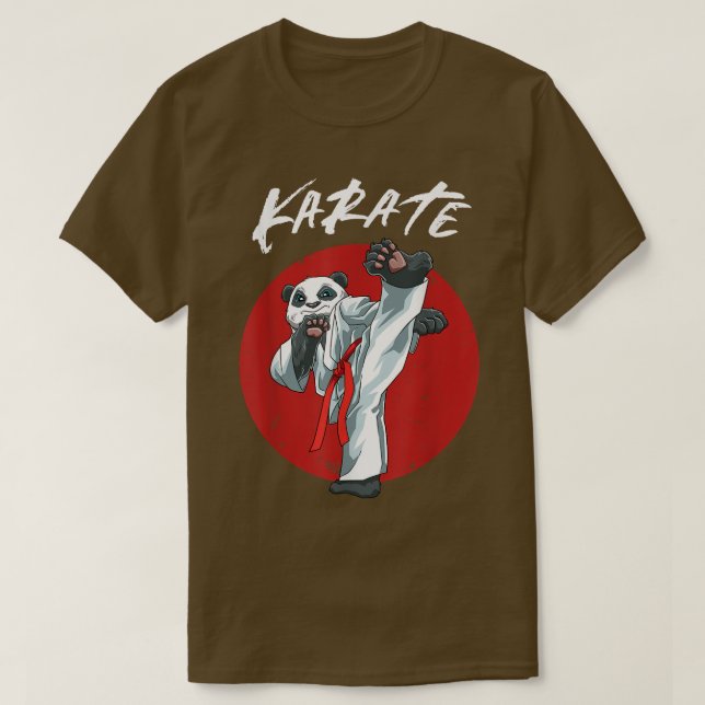 Camiseta Karate Panda - Karate La lucha de la MMA japonesa (Diseño del anverso)