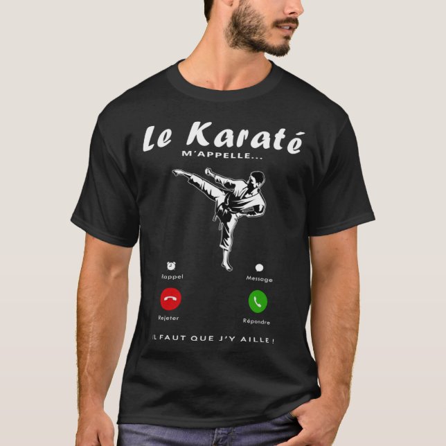 Camiseta Karate para los niños hombres mujeres (Anverso)